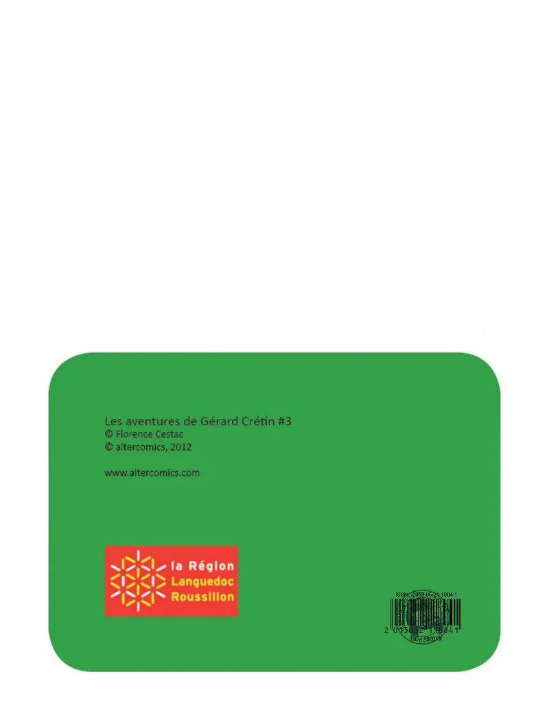 Verso de l'album Les aventures de Gérard Crétin Tome 3