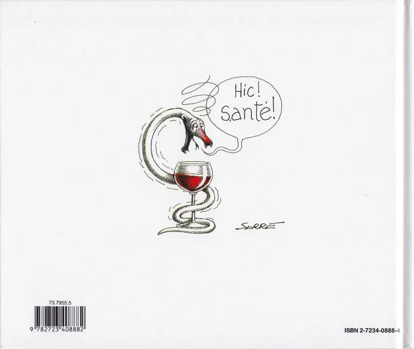 Verso de l'album Rechute