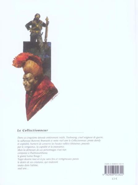 Verso de l'album Le Collectionneur Tome 5 Le collier de Padmasumbawa