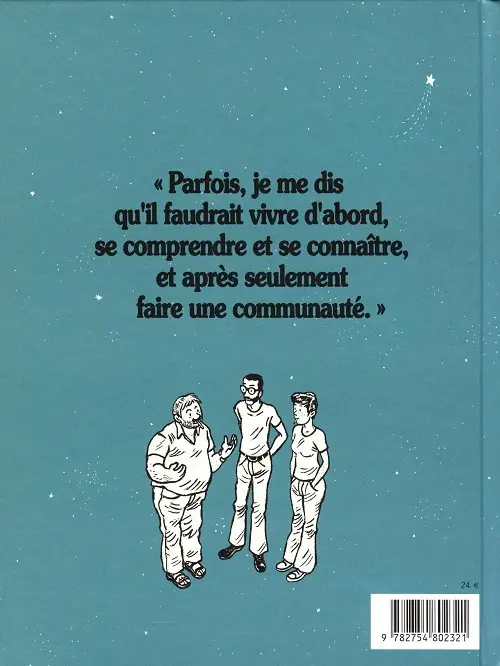 Verso de l'album La Communauté Tome 2 [entretiens] Deuxième partie