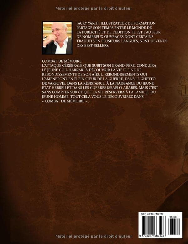 Verso de l'album Les dossiers d'Israël Tome 4 Combat de mémoire