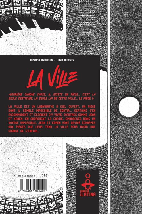 Verso de l'album La ville