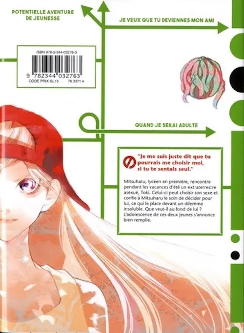 Verso de l'album Le Dilemme de Toki 01