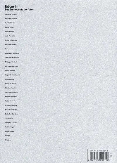 Verso de l'album Edge II
