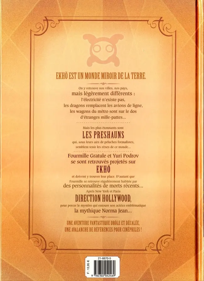 Verso de l'album Ekhö monde miroir Tome 3 Hollywood Boulevard