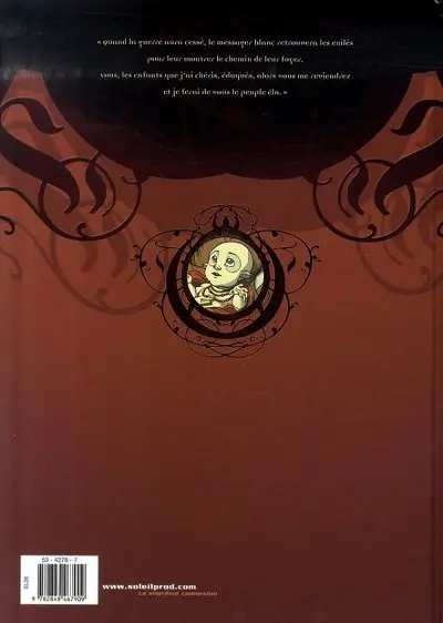 Verso de l'album Les Exilés d'Asceltis Tome 1 Messager blanc