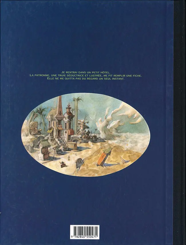 Verso de l'album Fantagas Tome 1
