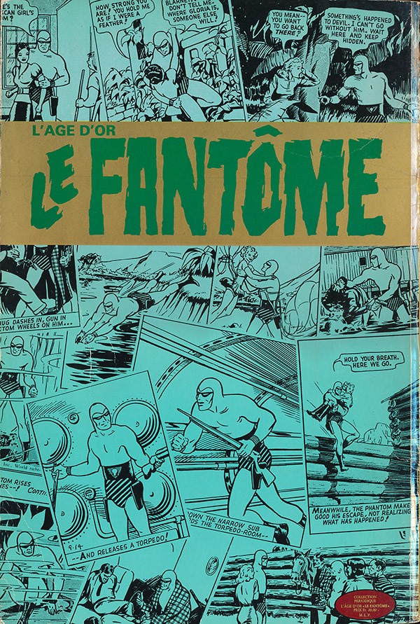 Verso de l'album Le Fantôme Édition des Remparts (Âge d'or) Tome 3