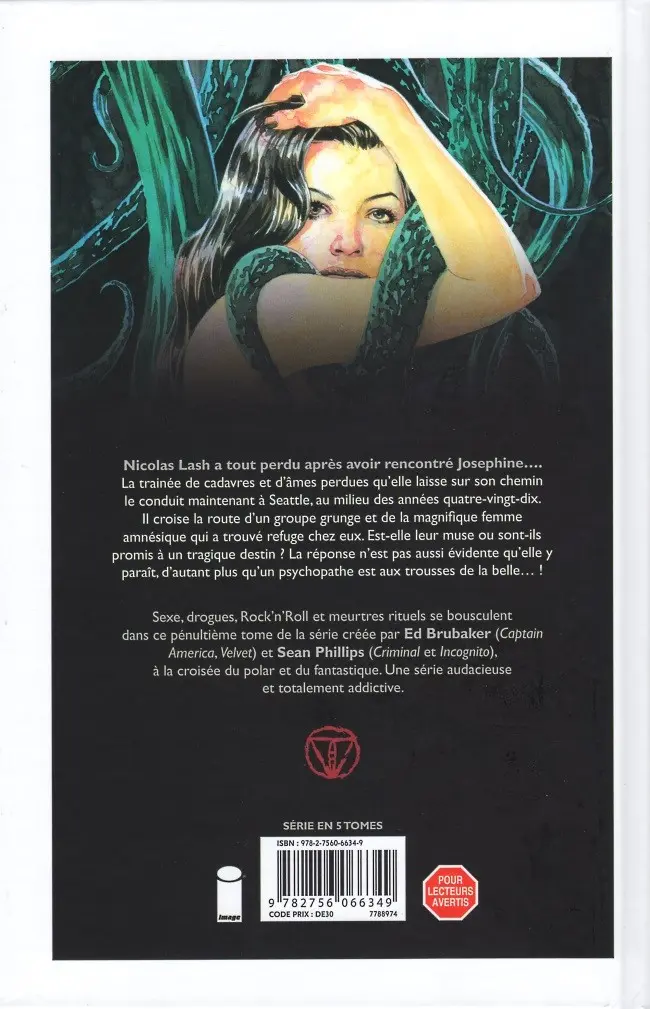 Verso de l'album Fatale Tome 4 Toutes les larmes du ciel
