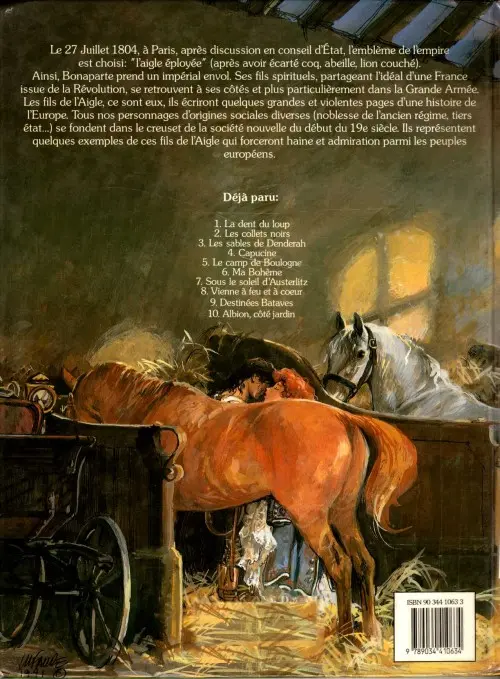 Verso de l'album Les Fils de l'aigle Tome 10 Albion côté jardin