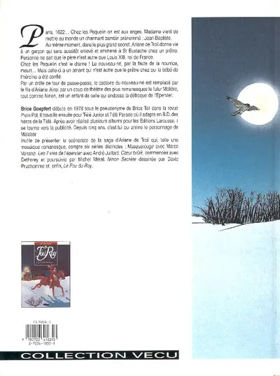 Verso de l'album Le Fou du Roy Tome 1 Le pavillon des singes