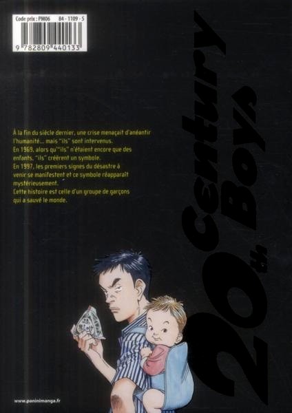 Verso de l'album 20th Century Boys Édition Deluxe 1