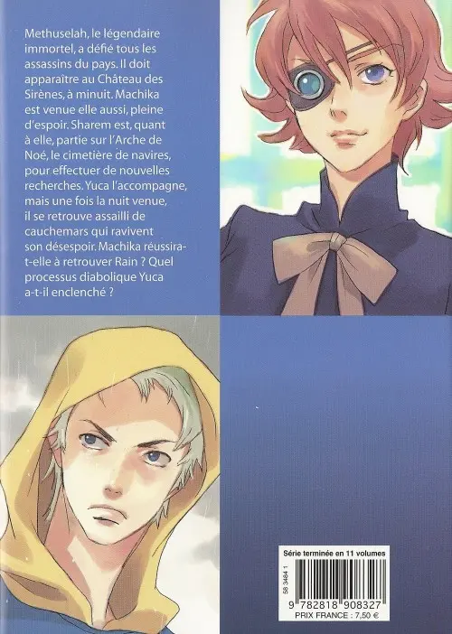 Verso de l'album Immortal rain 7