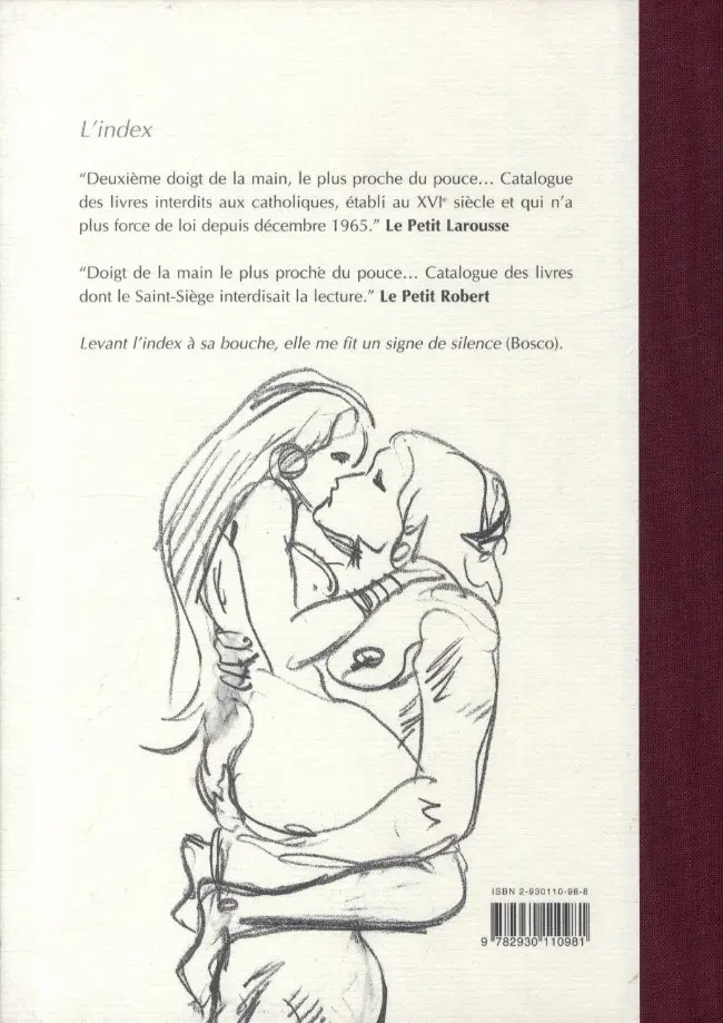 Verso de l'album Kama Sutra