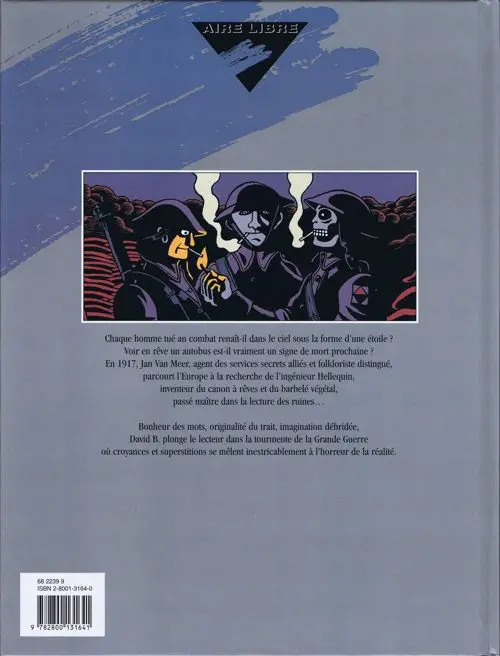 Verso de l'album La Lecture des ruines