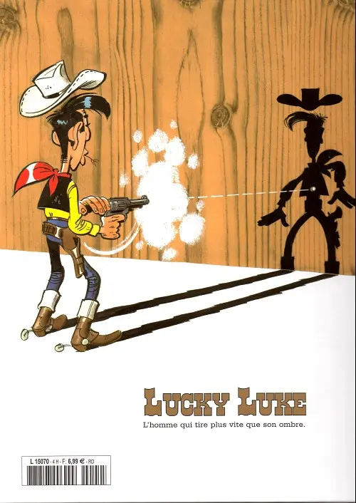 Verso de l'album Lucky Luke La collection Tome 4 Le Pied-Tendre