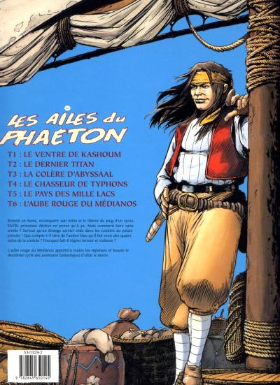 Verso de l'album Les Ailes du Phaéton Tome 6 L'aube rouge du Médianos