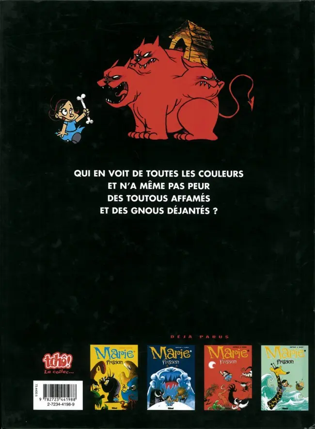 Verso de l'album Marie Frisson Tome 5 En rouge et noir