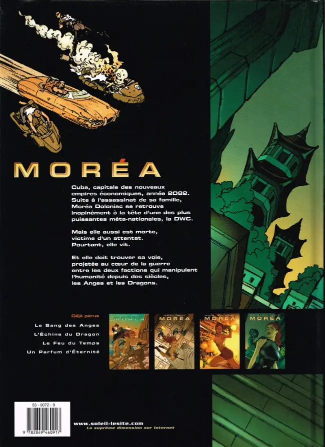 Verso de l'album Moréa Tome 4 Un parfum d'éternité