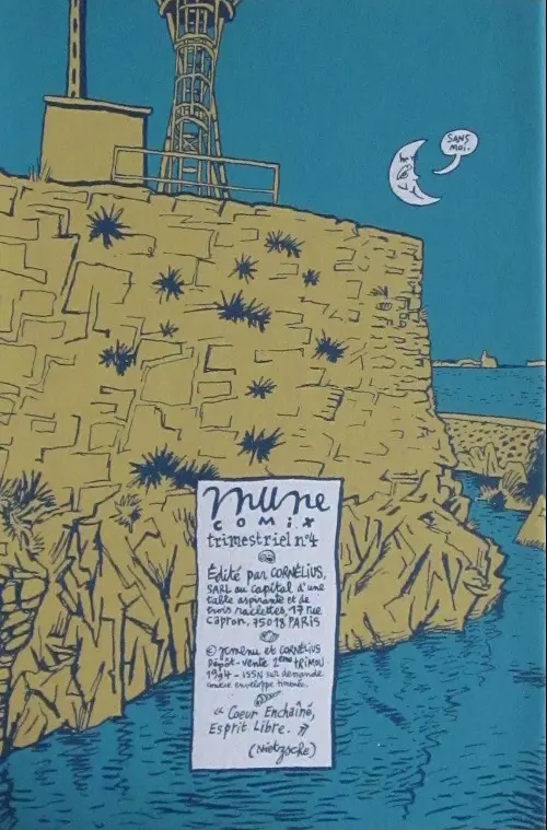Verso de l'album Mune comix Tome 4