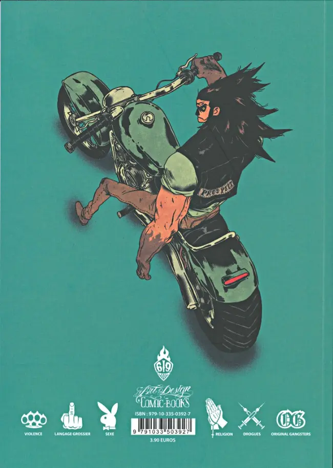 Verso de l'album Mutafukaz' Puta Madre IV