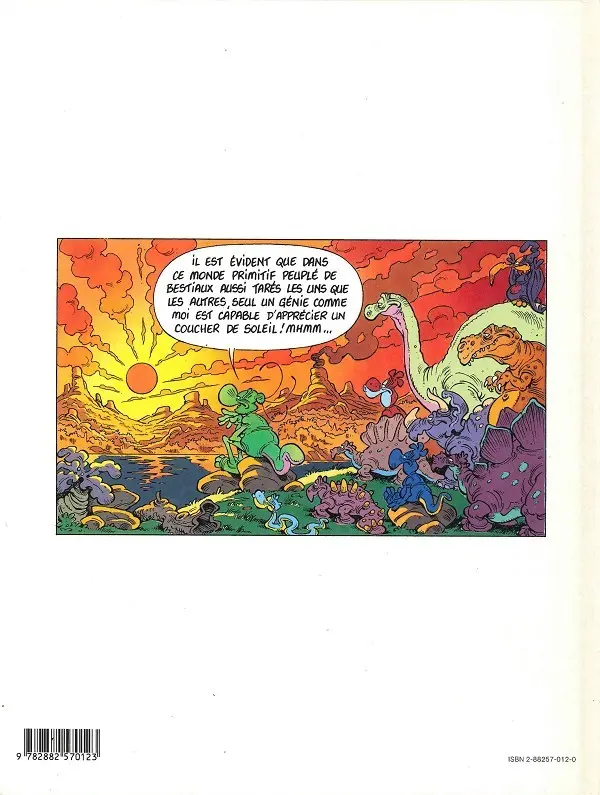 Verso de l'album Nabuchodinosaure Tome 1 Prélude à l'apeupréhistoire...