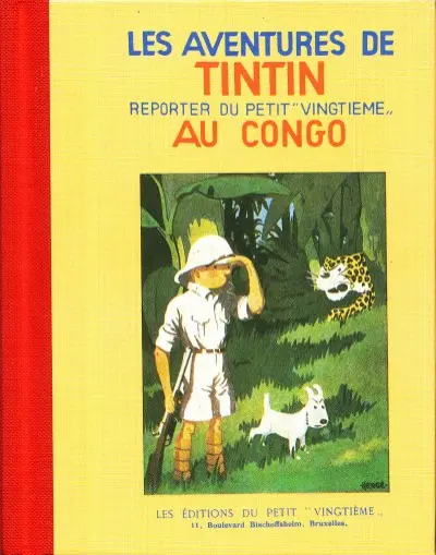 Couverture de l'album Tintin Tome 2 Tintin au Congo