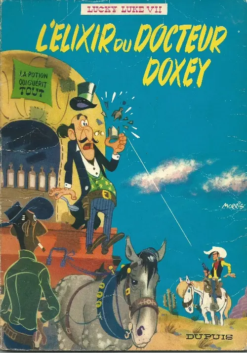 Couverture de l'album Lucky Luke Tome 7 L'Elixir du Docteur Doxey