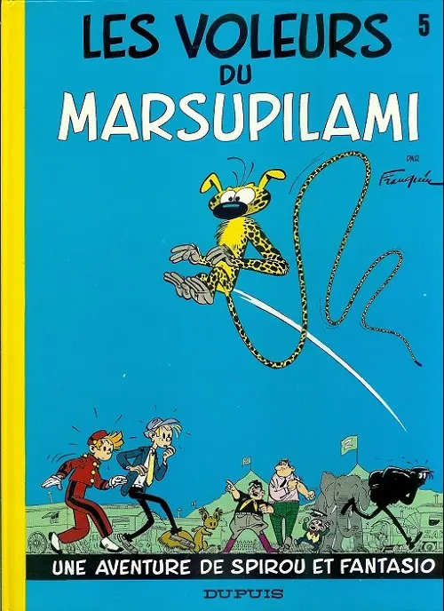 Couverture de l'album Spirou et Fantasio Tome 5 Les voleurs du Marsupilami