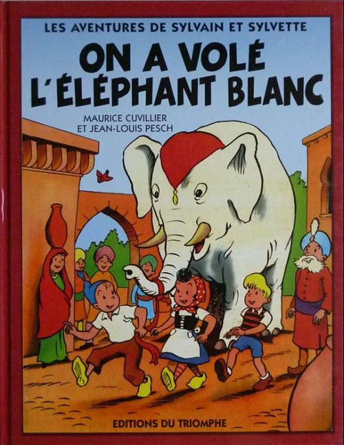 Couverture de l'album Sylvain et Sylvette (Les nouvelles aventures de) Tome 2 On a volé l'éléphant blanc