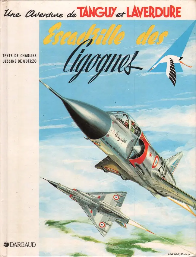Couverture de l'album Tanguy et Laverdure Tome 4 Escadrille des cigognes