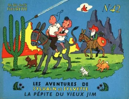 Couverture de l'album Sylvain et Sylvette Tome 42 La pépite du vieux Jim