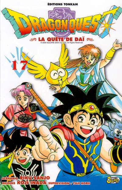 Couverture de l'album Dragon Quest - La quête de Daï Tome 17 La résurrection du Dieu démon !