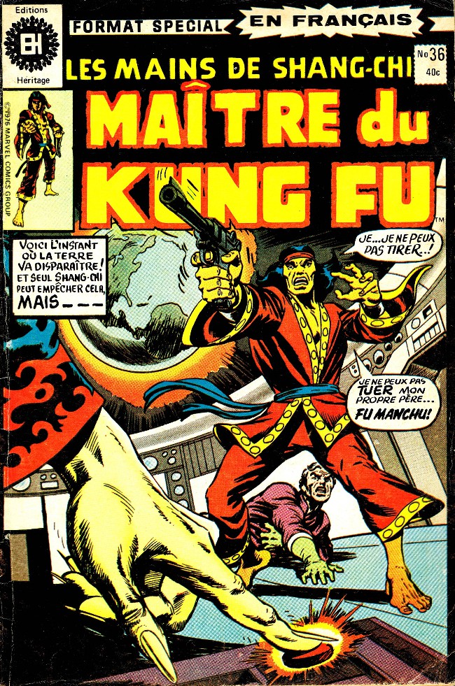 Couverture de l'album Les Mains de Shang-Chi, maître du Kung-Fu N° 36 (Fu ManChu): le tueur de rêves