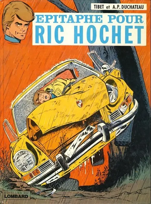 Couverture de l'album Ric Hochet Tome 17 Épitaphe pour Ric Hochet