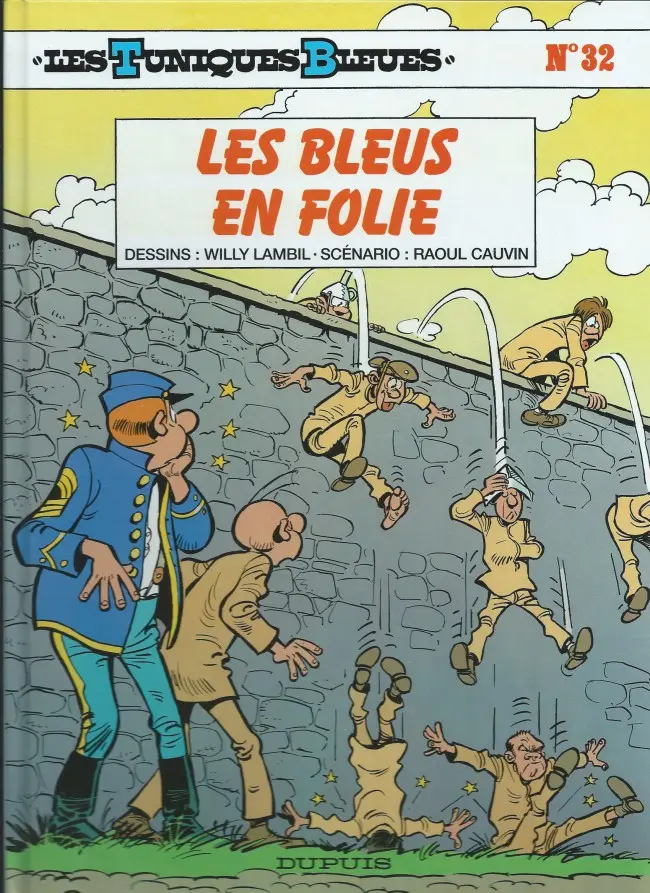 Couverture de l'album Les Tuniques Bleues Tome 32 Les bleus en folie