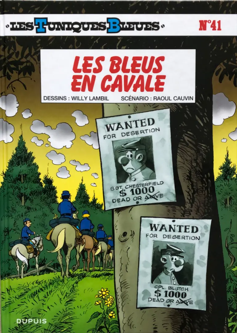 Couverture de l'album Les Tuniques Bleues Tome 41 Les bleus en cavale