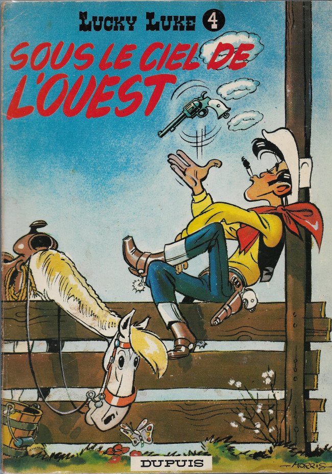 Couverture de l'album Lucky Luke Tome 4 Sous le ciel de l'Ouest