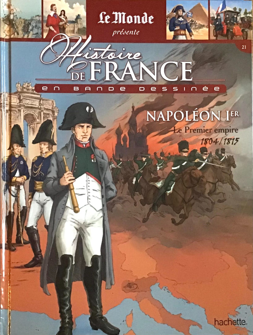 Couverture de l'album Histoire de France en bande dessinée Tome 36 Napoléon 1er le Premier empire 1804/1815