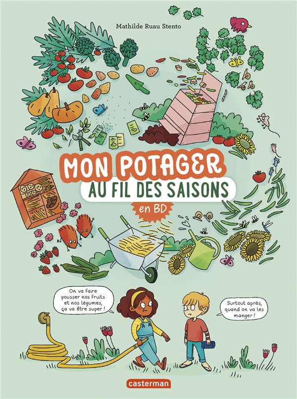 Couverture de l'album Mon potager au fil des saisons