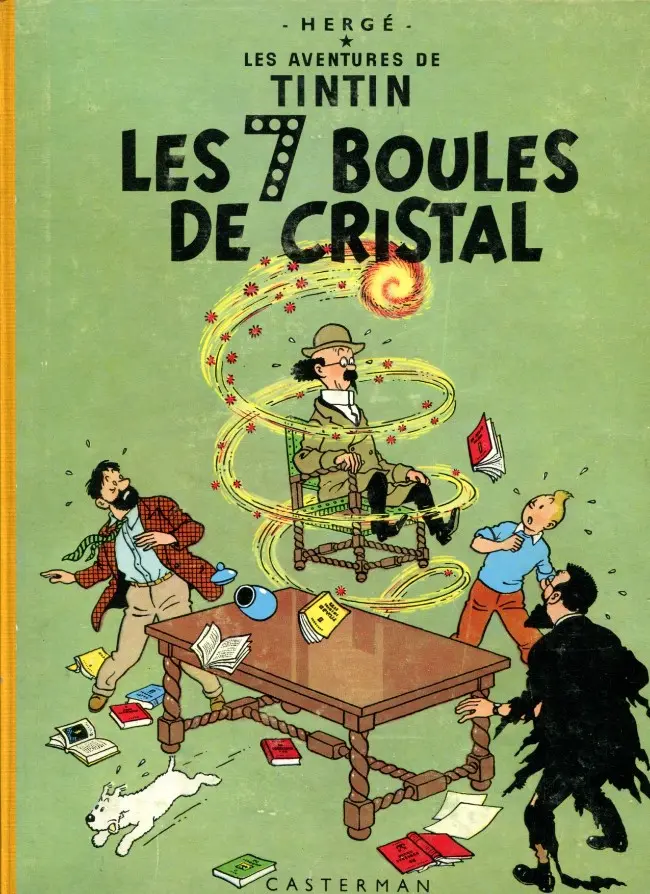 Couverture de l'album Tintin Tome 13 Les 7 boules de cristal