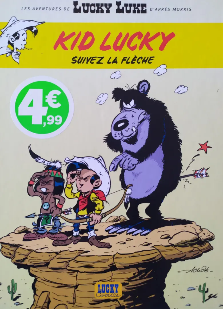 Couverture de l'album Kid Lucky Tome 4 Suivez la flèche