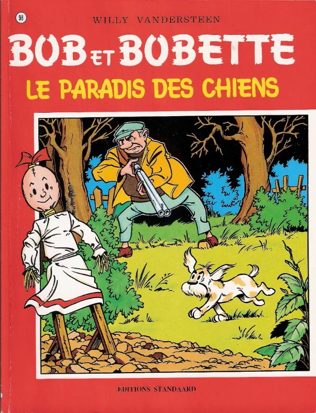Couverture de l'album Bob et Bobette Tome 98 Le paradis des chiens