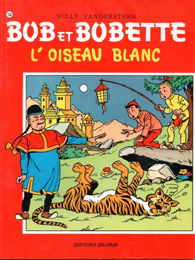 Couverture de l'album Bob et Bobette Tome 134 L'oiseau blanc