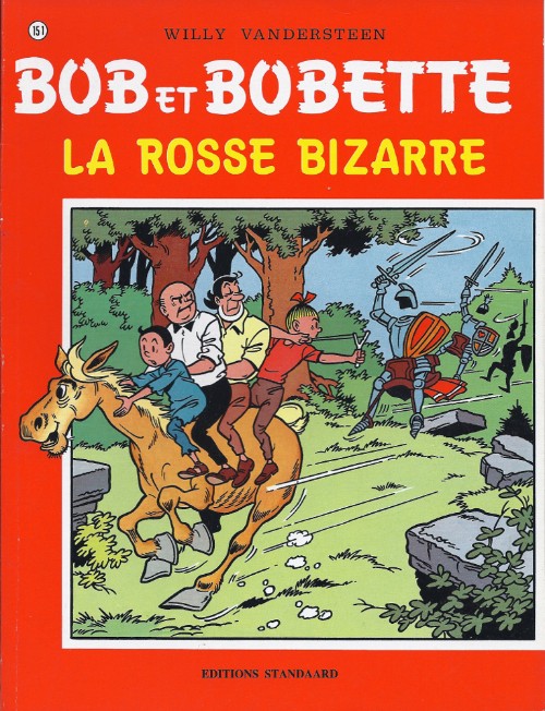 Couverture de l'album Bob et Bobette Tome 151 La rosse bizarre