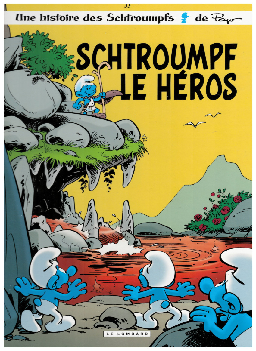 Couverture de l'album Les Schtroumpfs Tome 33 Schtroumpf le héros