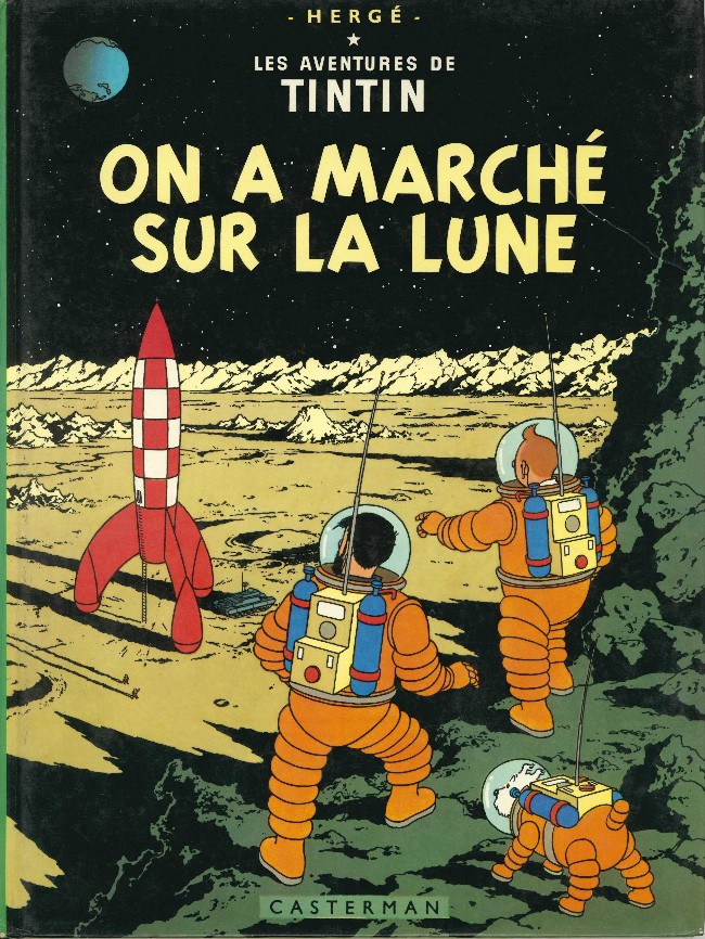 Couverture de l'album Tintin Tome 17 On a marché sur la Lune