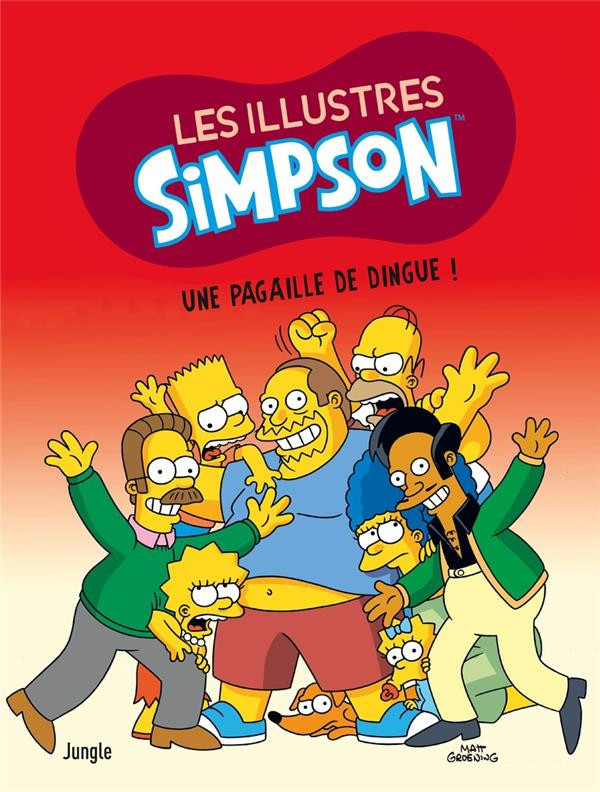 Couverture de l'album Les illustres Simpson 5 Une pagaille de dingue !