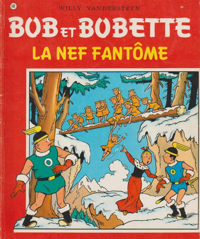 Couverture de l'album Bob et Bobette Tome 141 la nef fantôme