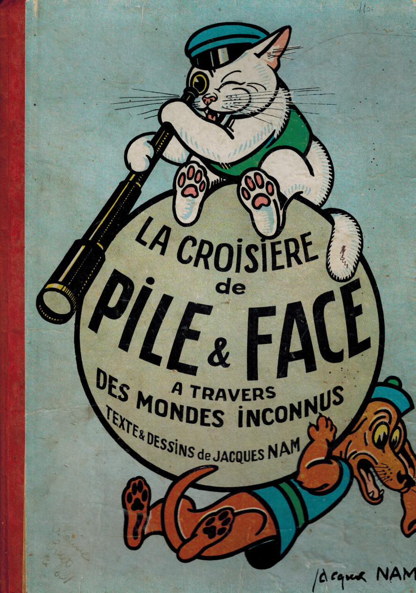 Couverture de l'album La croisière de Pile & Face à travers des mondes inconnus